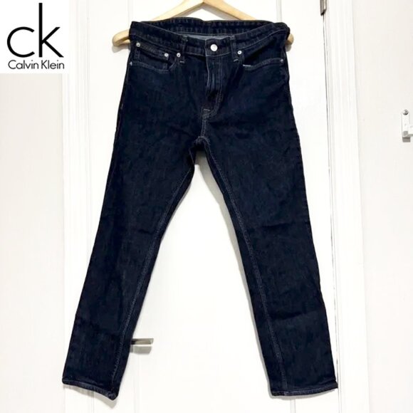 Calvin Klein Men's Slim Fit Jeans | 32x30 | CK Blue Rinse - Picture 2 of 9